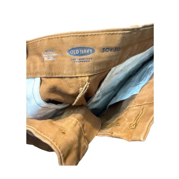 Old Navy Men's Khaki Chinos - Picture 2 of 3